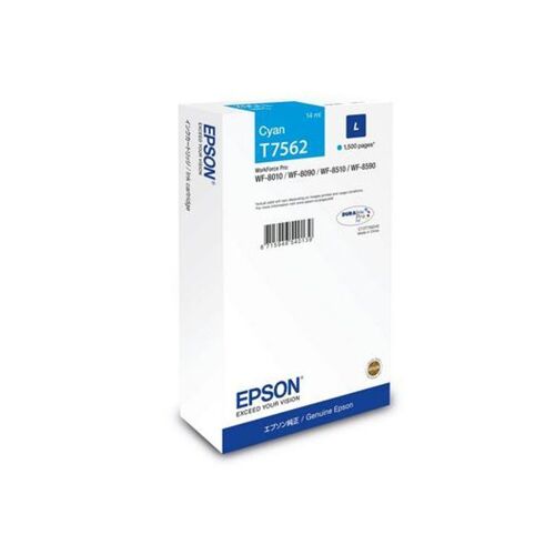 Epson T7562 - 14 ml - taille L - cyan - original - cartouche d'encre