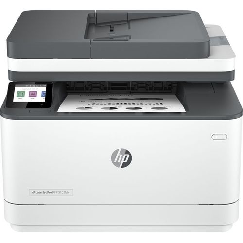 HP LaserJet Pro 3102fdw Sans fil Multifunction Noir et blanc Imprimante, Copieur, Scanner; Recto verso