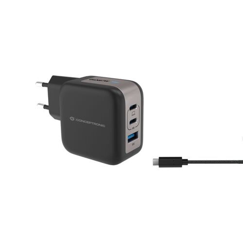 Conceptronic ALTHEA17B chargeur d'appareils mobiles Universel Noir Secteur Charge rapide Intérieure