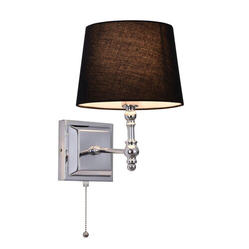 Italux Luno Applique Murale Classique À 1 Lumière Avec Abat-Jour, E27