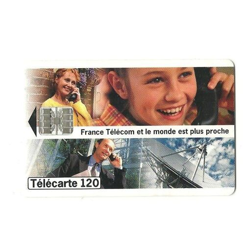 France - Télécarte 120 - France Telecom Et Le Monde Est Plus Proche 01/96
