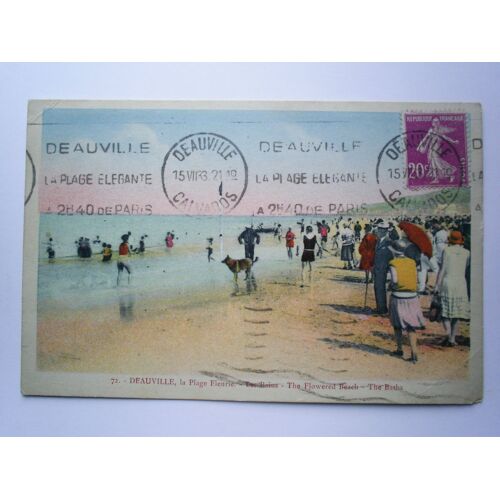 Carte Postale Colorisée De Deauville