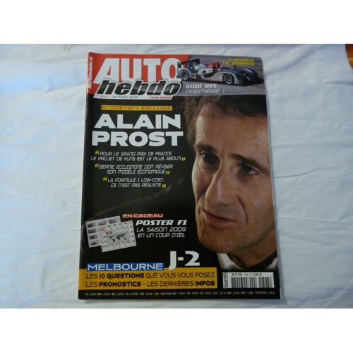 Auto Hebdo  N° 1693 : Entretien Exclusif Alain Prost