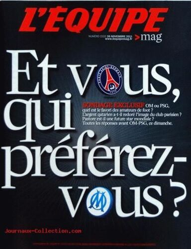 Equipe Mag (L') N° 1532 Du 26/11/2011