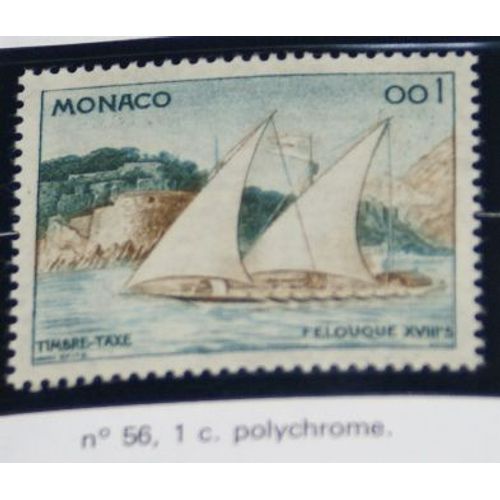 Timbre Monaco Taxe Neuf N 56 1c