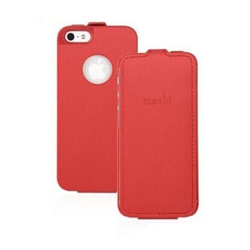 Moshi Concerti - Étui pour téléphone portable - cuir texturé - rouge airelle