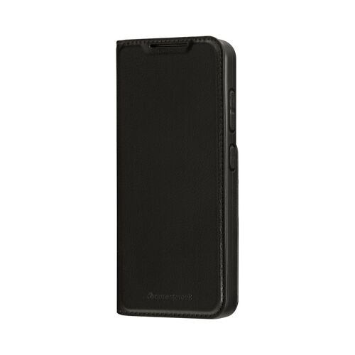 Étui Folio pour Samsung Galaxy S23 5G Modèle Oslo en Cuir avec Porte-Cartes DBRAMANTE1928 Noir