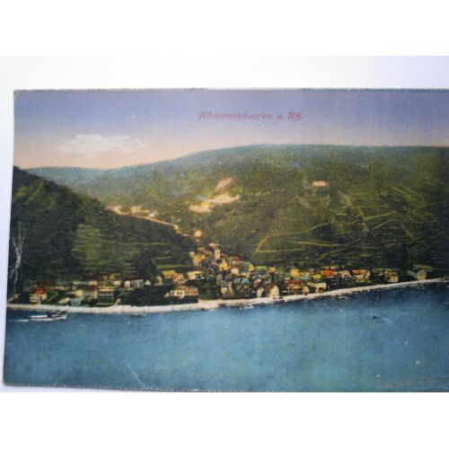 Carte Postale Colorisée De Assmannshaüfen 1924