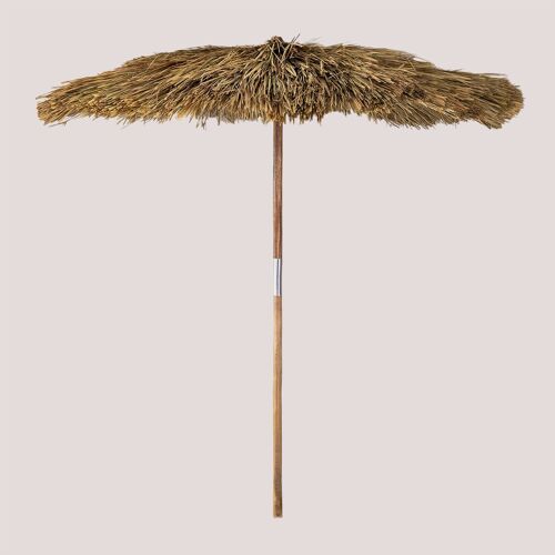 Parasol Ø250 Cm En Bois De Teck Anakena Bois De Teck