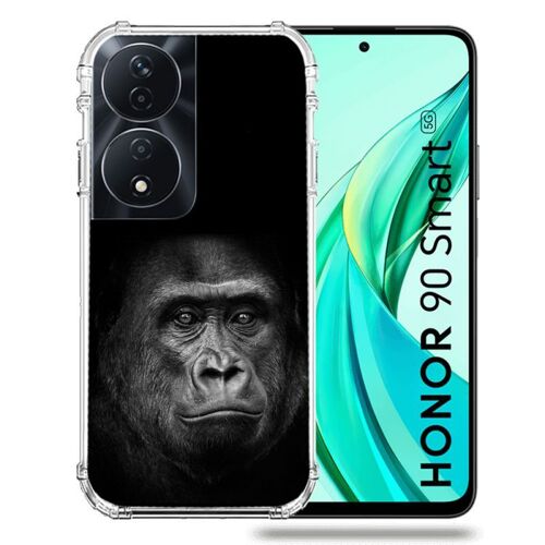Coque Renforcée Pour Honor 90 Smart 5g Animal Gorille Noir