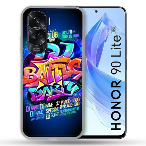 Coque Renforcée Pour Honor 90 Lite 5g Street Art Rap