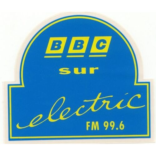 Autocollant Radio Bbc Sur Electric Fm