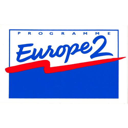 Autocollant Radio Programme Europe 2