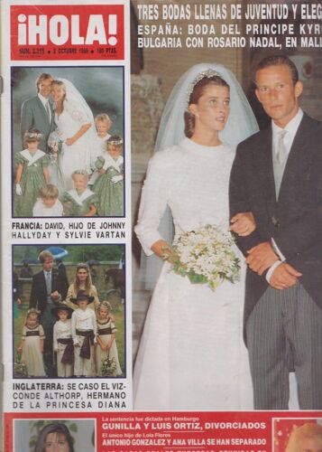 David Hallyday Sylvie Vartan Revue Espagnole Hola