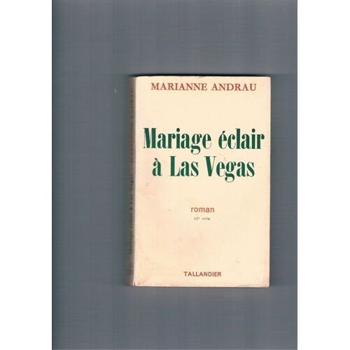 Mariage Eclair A Las Vegas