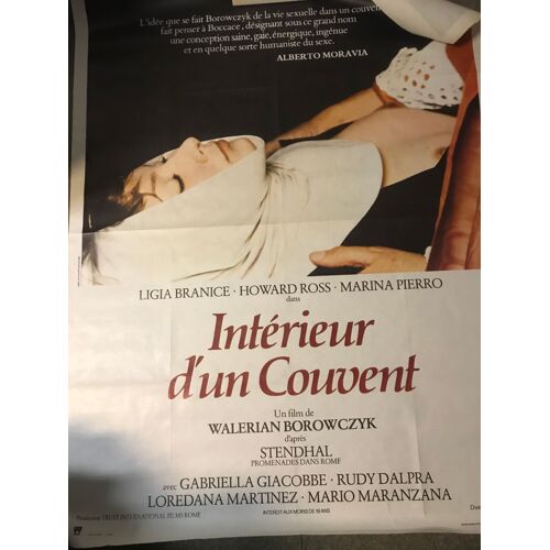 Interieur D Un Couvent - Interno Di Un Convento - Walerian Borowczyk - Ligia Branice - Howard Ross - Marina Pierro - 1978 - Affiche De Cinema Pliee 120x160 Cm
