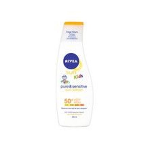 Nivea - Children's Sun Lotion Spf 50 + Sun Kids (Pure & Sensitive Sun Lotion) 200 Ml 200ml 