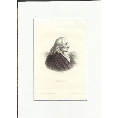 Malesherbes Chrétien Guillaume De Lamoignon De.. 1721-1794