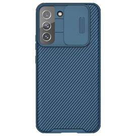 Coque Pour Samsung Galaxy S22 ultra , Camshield Pro Nillkin Coque Avec Cache Camera, Coque Galaxy S22 ultra 5g , Bleu