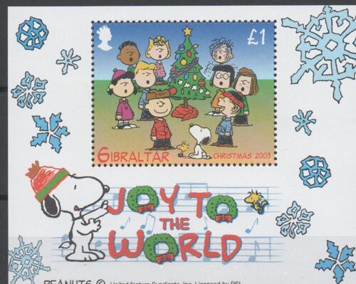 Gibraltar Timbres Noël 2003