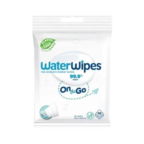 Waterwipes Lingettes On The Go 10 Unités
