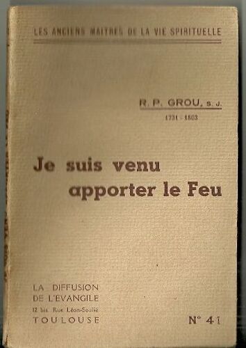 Je Suis Venu Apporter Le Feu