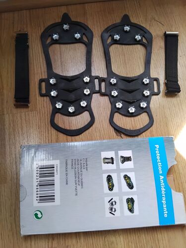 Semelles Antidérapantes À 10 Crampons