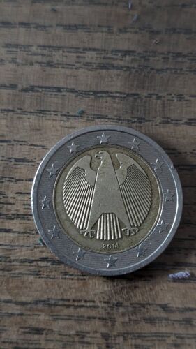 Pièce 2 Euro Allemagne 2004 Mal Centré