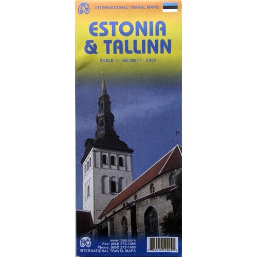 Estonia & Tallinn / Estland & Tallinn 1:400.000