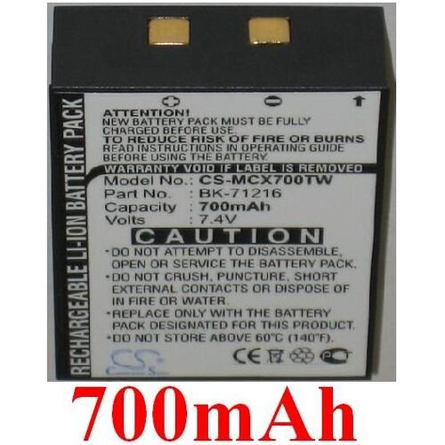Batterie Pour Cobra Li 3900, Li 3950, Li 4900, Li 5600, Li 6000, Li 6700, Li6050, Li6500, Microtalk Cxr700 25-Mile Radio, Cxr800 27-Mile Radio, Li3900-2 Dx 14-Mile Radio, Li4900-2 Wx 18-Mile Radio