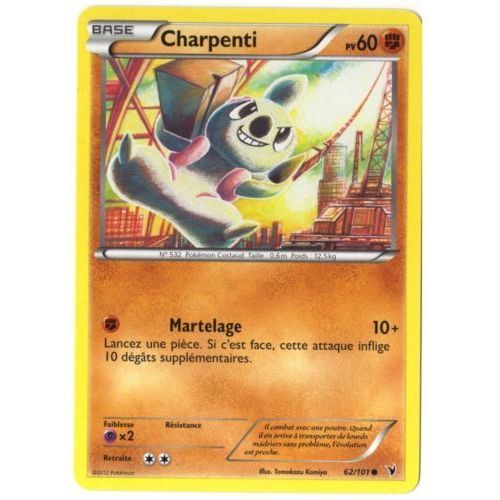 Charpenti (62/101) - Pokemon Noir Et Blanc Nobles Victoires