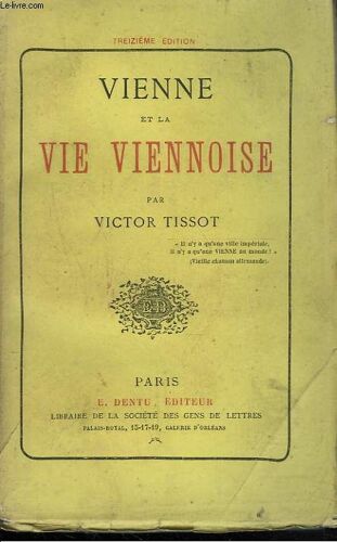 Vienne Et La Vie Viennoise