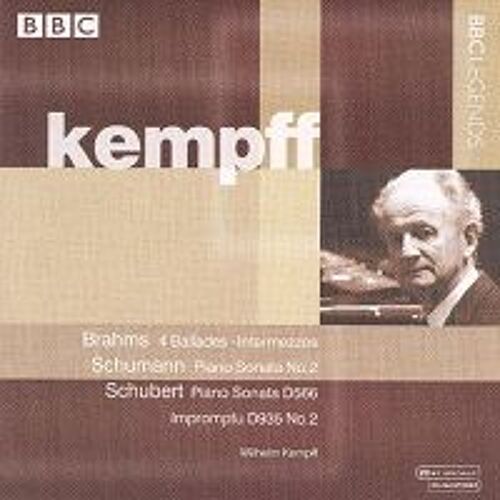 Wilhelm Kempff : Oeuvres De Schubert, Brahms, Schumann, Récitals Publics