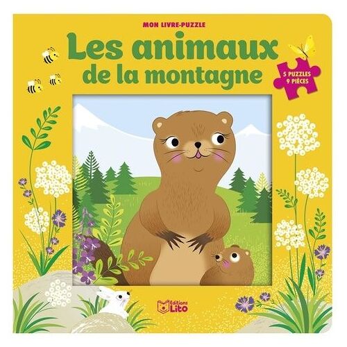Les Animaux De La Montagne - 5 Puzzles, 9 Pièces