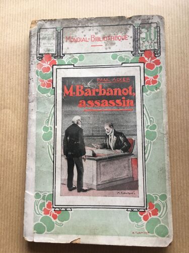 M Barbanot Assassin - Paul Acker - Mondial Bibliotheque -