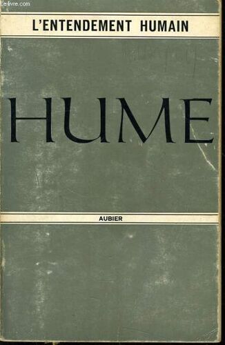 Hume Enquête Sur L'entendement Humain
