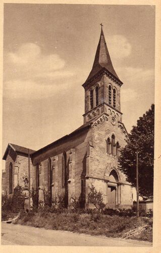 Carte Postale Ancienne - Sanctuaire De Notre-Dame Du Sacré-Coeur, Le Mas-Rillier, Par Miribel (Ain),15 Km De Lyon