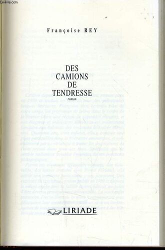 Des Camions De Tendresses