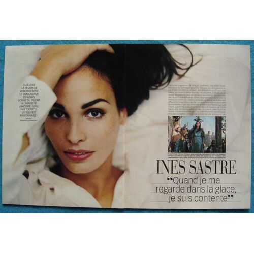 Paris Match N°2696, Coupure De Presse: Inès Sastre, Film Vercingétorix