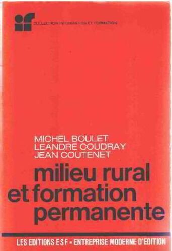 Milieu Rural Et Formation Permanente