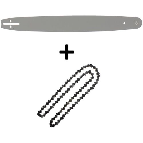 Guide 22 pouces (55 cm) avec chaîne 85 maillons pour tronçonneuse
