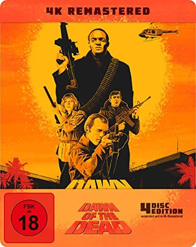 Zombie - Dawn Of The Dead - Steelbook 4k Ultra-Hd 3 Blu-Rays