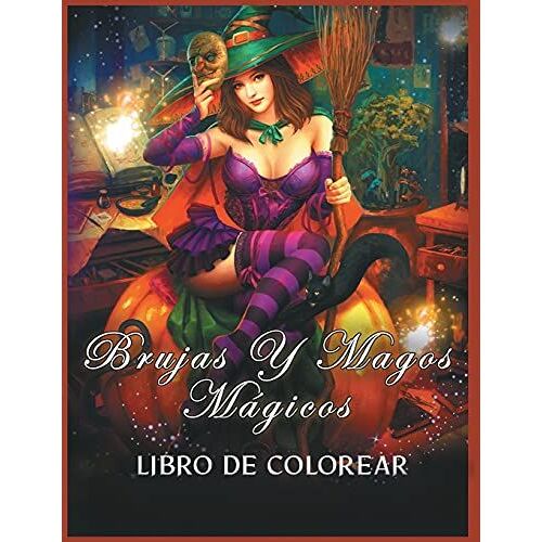 Brujas Y Magos Mágicos Libro De Colorear