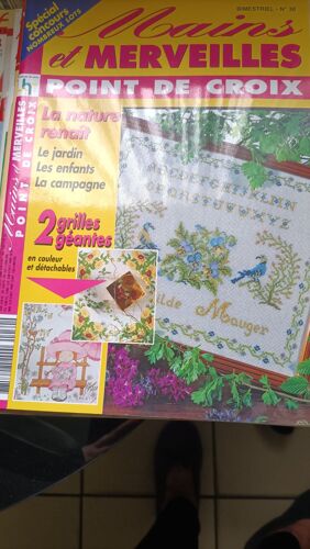 Mains Et Merveilles N°30 Point De Croix