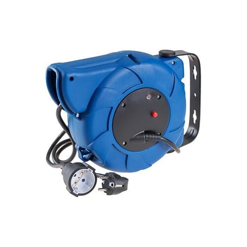 GENERIQUE - Enrouleur De Cable Automatique 3x1.5mm 16 Metres Avec 1 Base Schuko T/Tl 4.8mm 16a 250v 71251a Solera