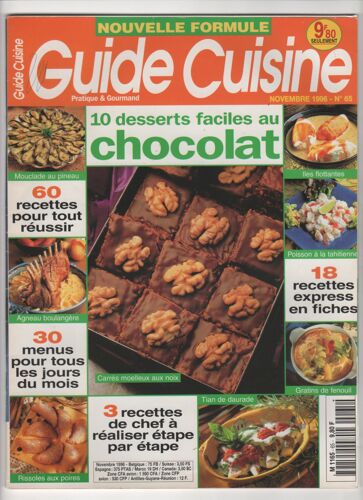 Guide Cuisine  N° 65 : 10 Desserts Faciles Au Chocolat