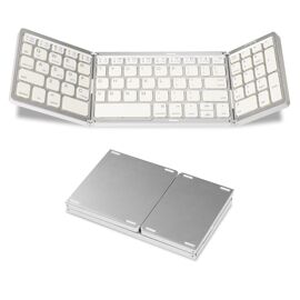 Clavier USB Pliable Qwerty Bleu - Format Compact Pour Voyage, Occasion Jamais Utilisé