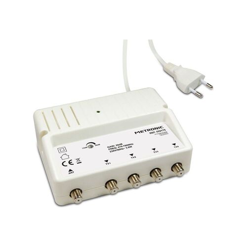 Amplificateur TV METRONIC Amplificateur répartiteur réglage gain