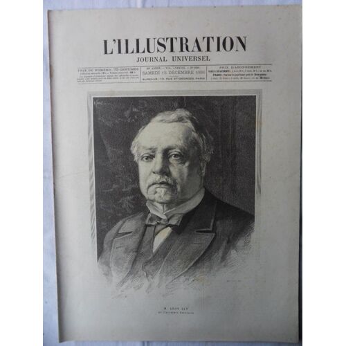 Hebdomadaire L Illustration N°2286 Du 18 12 1886