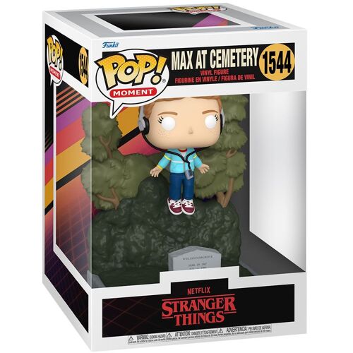 Figurine Funko Pop - Stranger Things N°1544 - Max Au Cimetière - Moment (73714)